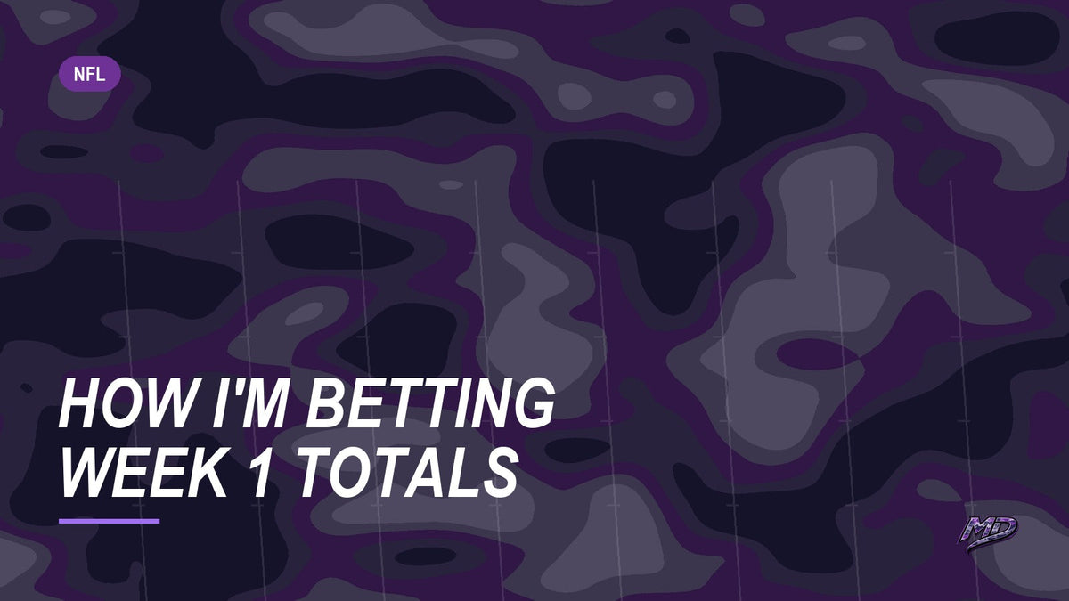 How I'm Betting Week 1 Totals